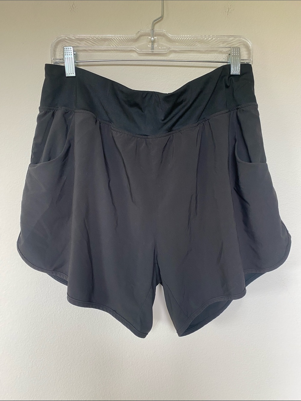 Black Lined Shorts